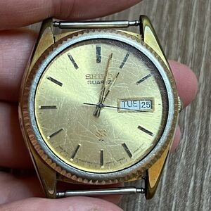Men’s Seiko SQ Presidential Quartz Watch Day/Date‎